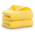 Holzlrgus 100 Cotton Ultra Soft Hand Towels for Bath, Hand, Face, Gym Yellow 14" x 30