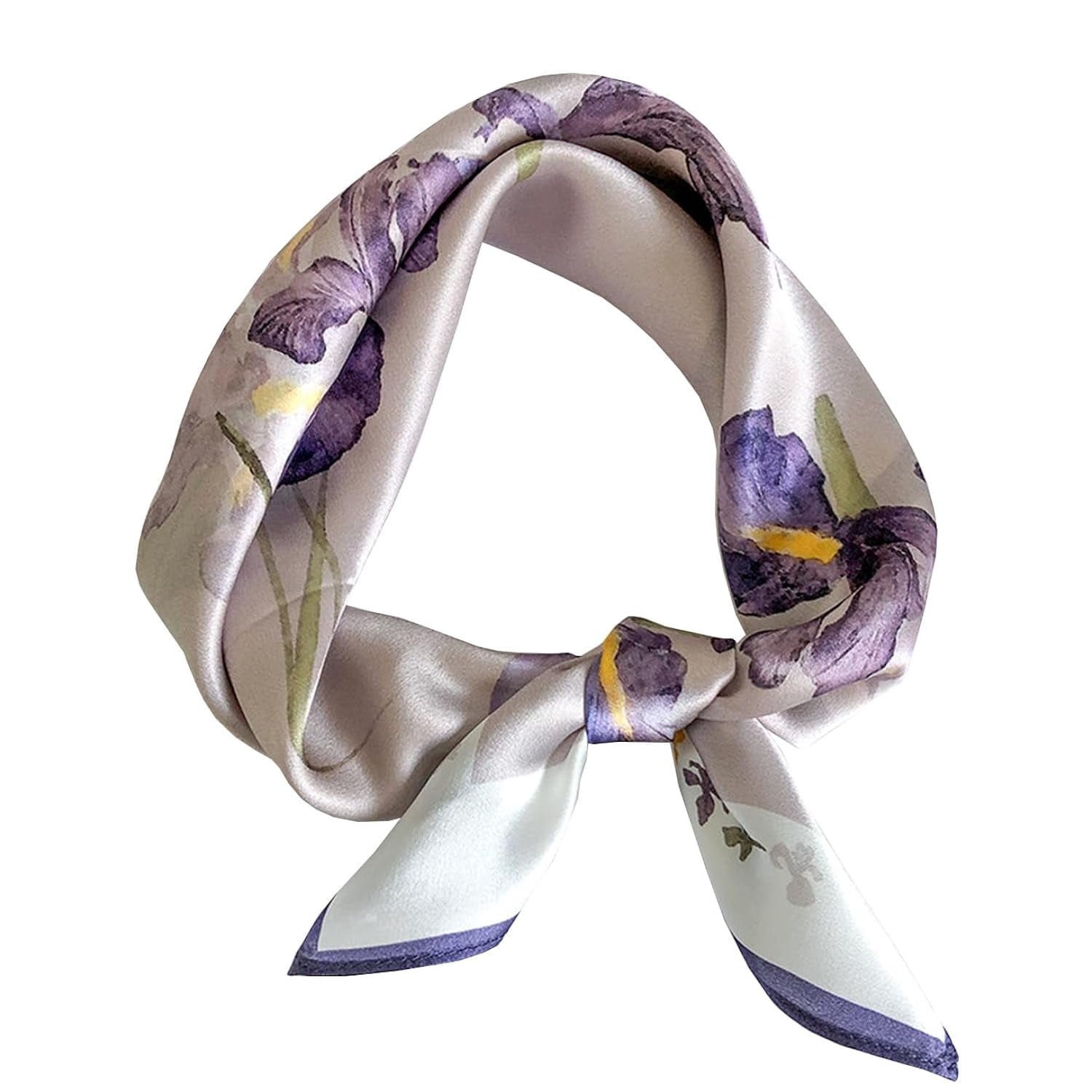 Holzlrgus 100% Mulberry Silk Neck Scarf 21