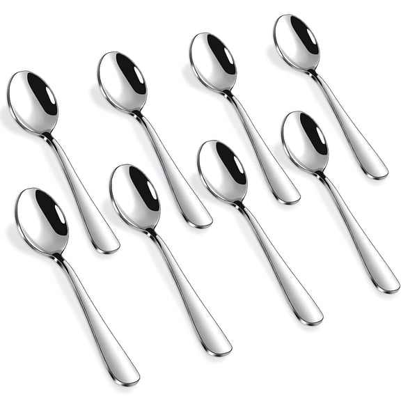 Holzlrgus 12-Piece Demitasse Espresso Spoons, 4 Inches Stainless Steel Mini Coffee Spoons