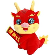 Holzlrgus 2024 Chinese New Year Dragon Plush Stuffed Animal - Decorations for Year of The Dragon and Lunar New Year (9 Inches)