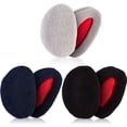 thumbnail image 1 of Holzlrgus 3 Pairs Ear Warmers Bandless Ear Muffs Unisex for Winter Outdoors, 1 of 6