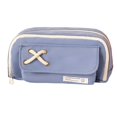 thumbnail image 1 of Holzlrgus Cute Pencil Case, Large Storage Pen Case for Pencils, Erasers, Sticky Notes, Portable Pouch Box Organizer for Office, Work, Blue, 1 of 4