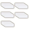 thumbnail image 1 of Holzlrgus Dry Erase Magnetic Labels (1x3",Pack of 60),Write On Magnets Sticker,Real Waterproof/Reusable for Classroom&Office&Cabinet&whiteboard&Fridge&More (White), 1 of 6