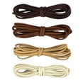 thumbnail image 1 of Holzlrgus Leather Cord Suede String for Bracelet Necklace Beading Jewelry DIY Handmade Crafts, 4 Pieces, 4 Colors(2mm x 2m), 1 of 7