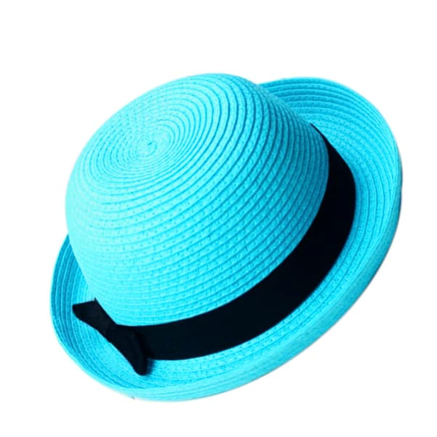 Holzlrgus Mens Hats Sun Hat, Blue Fashion Women Bowler Hat Women