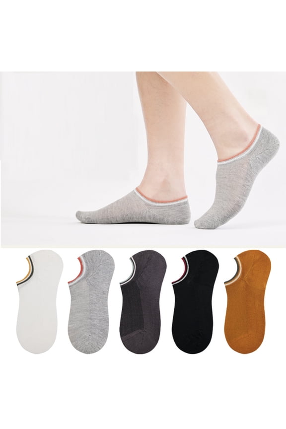 Moisture-wicking Socks , Ankle Soft Socks For Women Men , Silica Sock , Absorb Perspiration Sock , Size One Size , 5 Pairs