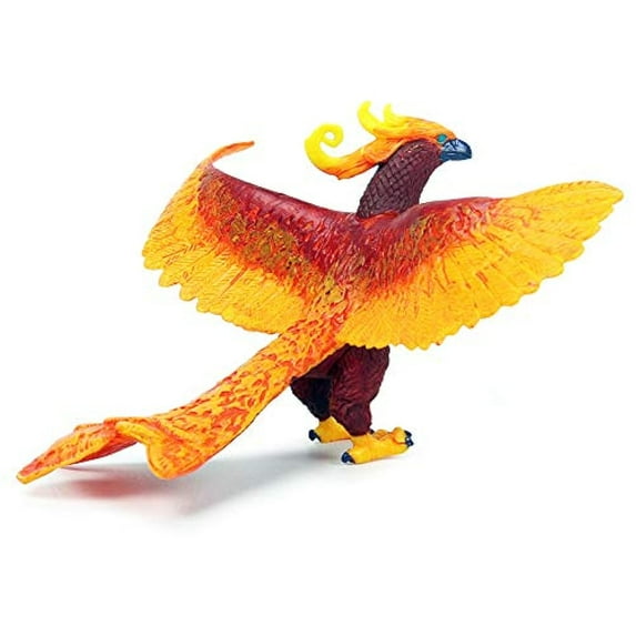 Holzlrgus Phoenix Figurine - Realistic Plastic Bird Mythical Animal Figurine for Collection