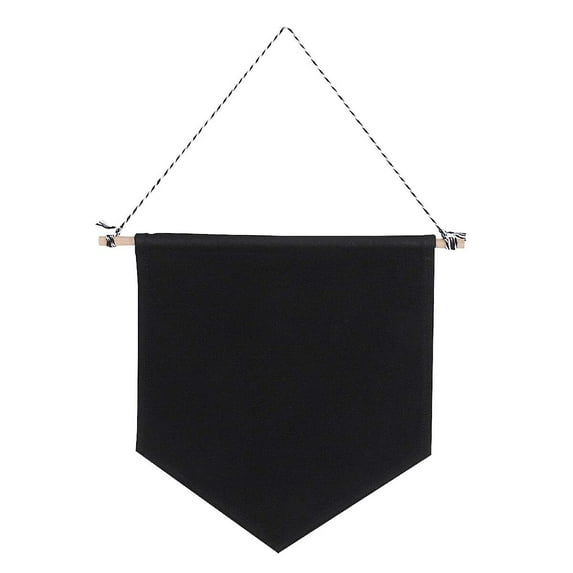 Holzlrgus Pin Wall Display Banner Enamel Lapel Badge Flag Canvas Wall Banner Size M (Black)