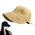 thumbnail image 1 of Holzlrgus UV Protection Hat Without Makeup, UV Sun Protective Convertible Beach Visor Hat, Sun Visor Hat for Women, 1 of 7