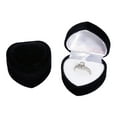 thumbnail image 1 of Holzlrgus Velvet Heart-Shaped Ring Box for Proposal, Engagement, and Wedding Jewelry Display and Gift, 1 of 6