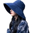 thumbnail image 1 of Holzlrgus Wide Brim Bucket Hat - UPF50+ Protection Travel Beach Sun Hat with Semi-Rigid Adjustable Foldable Brim, 1 of 5