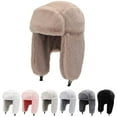thumbnail image 1 of Holzlrgus Winter Hats for Men Womens Winter Hats Ushanka Trapper Hat with Earflaps Warmer for Adult Boys Girls, 1 of 7