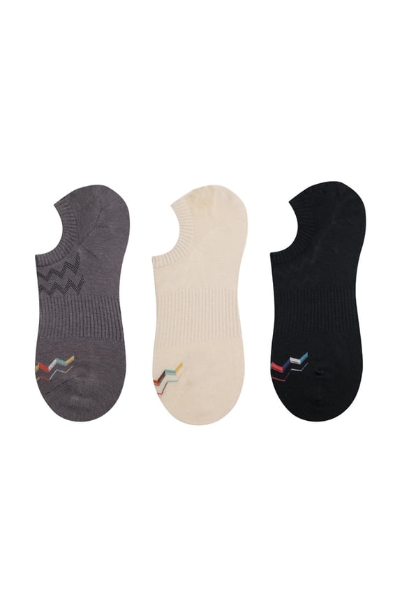 Wormwood Socks , Breathable socks for Women Men , Boat Socks with Silicone , Solid Color Socks , Size One Size , 3 Pairs