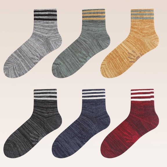 Holzlrgus compression socks men , cycling socks , golf socks , running socks men , Size Uniform size , 6 Pairs