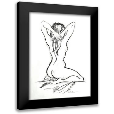 Holzner, Renate 11x14 Black Modern Framed Museum Art Print Titled - Esmeralda