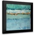 thumbnail image 1 of Holzner, Renate 12x12 Black Modern Framed Museum Art Print Titled - Bluegreen Harmony 2, 1 of 5