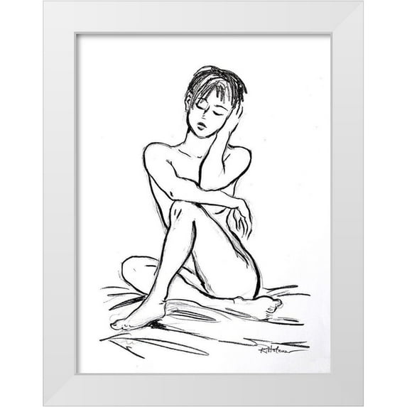 Holzner, Renate 12x14 White Modern Wood Framed Museum Art Print Titled - Sunny