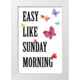 thumbnail image 1 of Holzner, Renate 13x18 White Modern Wood Framed Museum Art Print Titled - Easy like Sunday Morning 2, 1 of 4