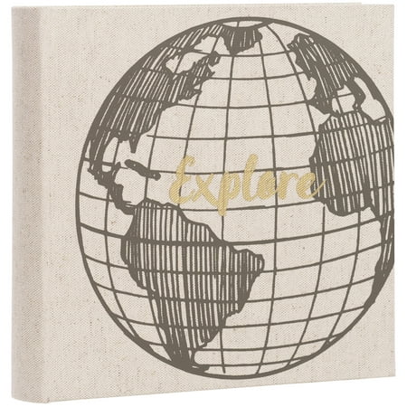 Hom Essence Tan Fabric Explore Photo Album, 1 Each