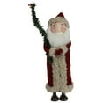 thumbnail image 1 of HomArt 0428-0 Festive Santa with Tall Tree, 11.5-inch Height, Felt, 1 of 1