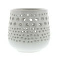 thumbnail image 1 of HomArt 9766-6 Lanai Hurricane Votive Holder, 4.5-inch Length, Ceramic, Shiny White, 1 of 1