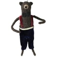 thumbnail image 1 of HomArt Boy Bear Ornament, 5.5-inch Height, Felt, 1 of 1