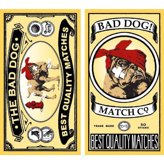 HomArt Large Decorative Bad Dog Matches