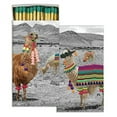 thumbnail image 1 of HomArt - Match Box Set of 2 - Llama, 1 of 1