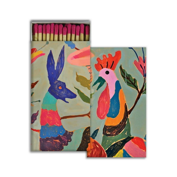 HomArt - Match Box Set of 2 - Rooster & Deer