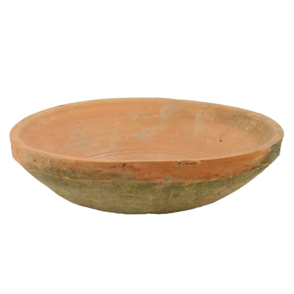 HomArt Rustic Terra Cotta Bowl, Small, Antique Red, 1-Count