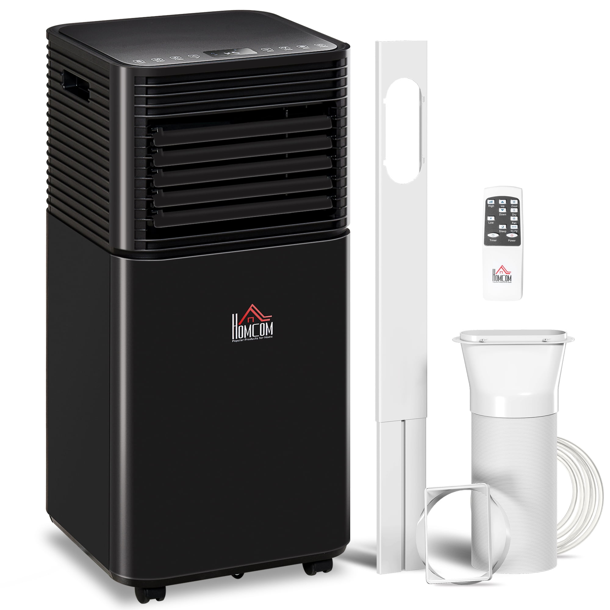 HOMCOM 10000 BTU AC Unit with Dehumidifier, Cooling Fan, Sleep Mode ...