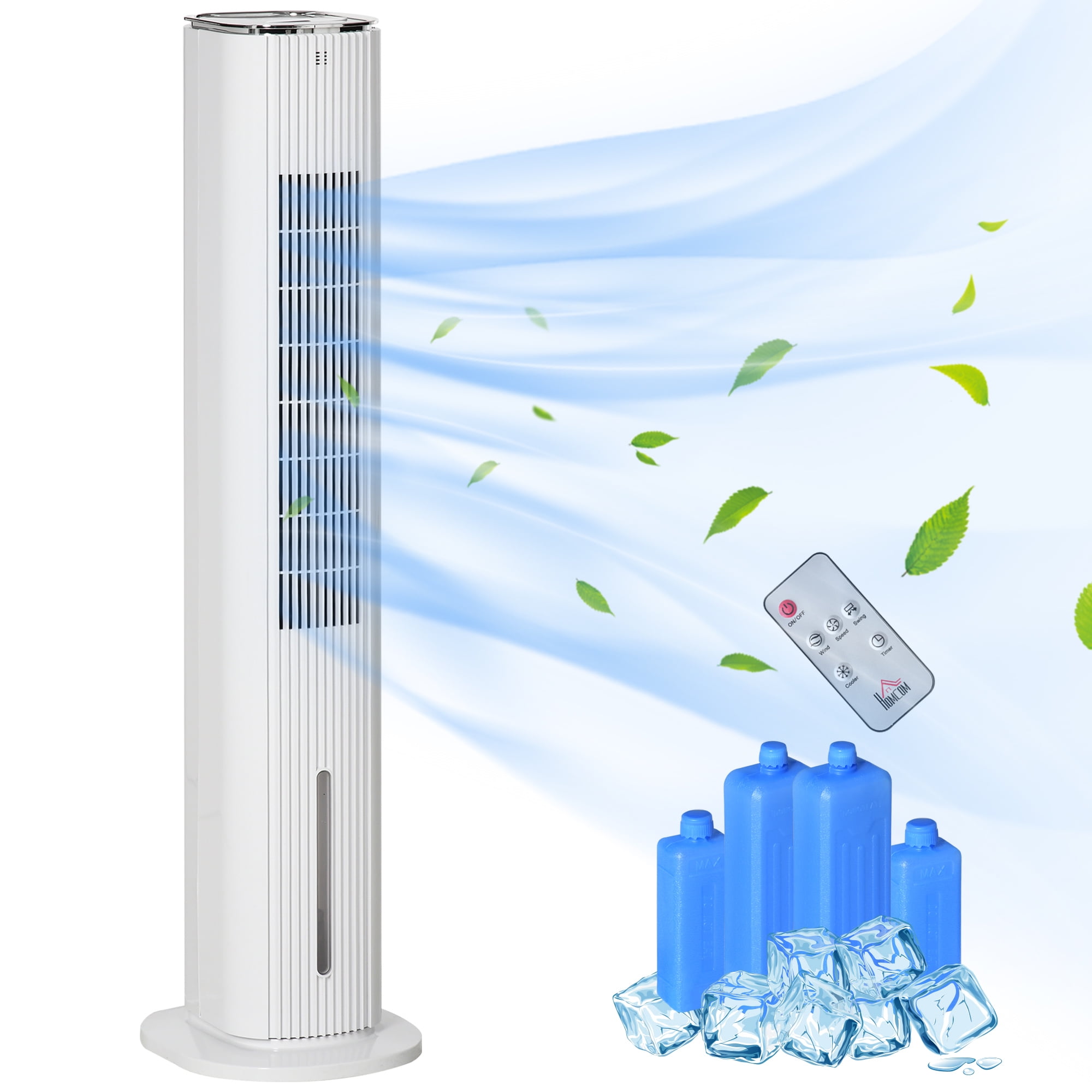 HomCom 42 in 3-Speed Remote Control Evaporative Air Cooler
