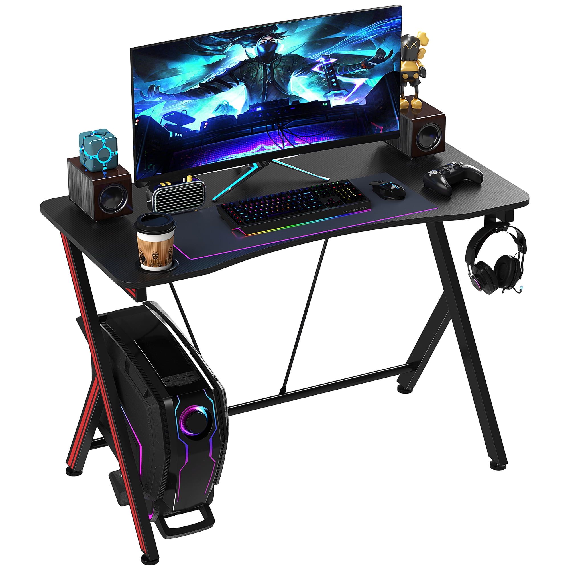 CHOPPER UNIT Bureau gamer 100 x 74 x 50 cm - Dansmamaison