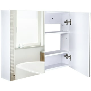 23.6H*23.6W Medicine Cabinet, Four Internal Shelves, Double Door