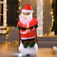 thumbnail image 1 of HomCom Yard Inflatable, with Skis 4', 1 of 9