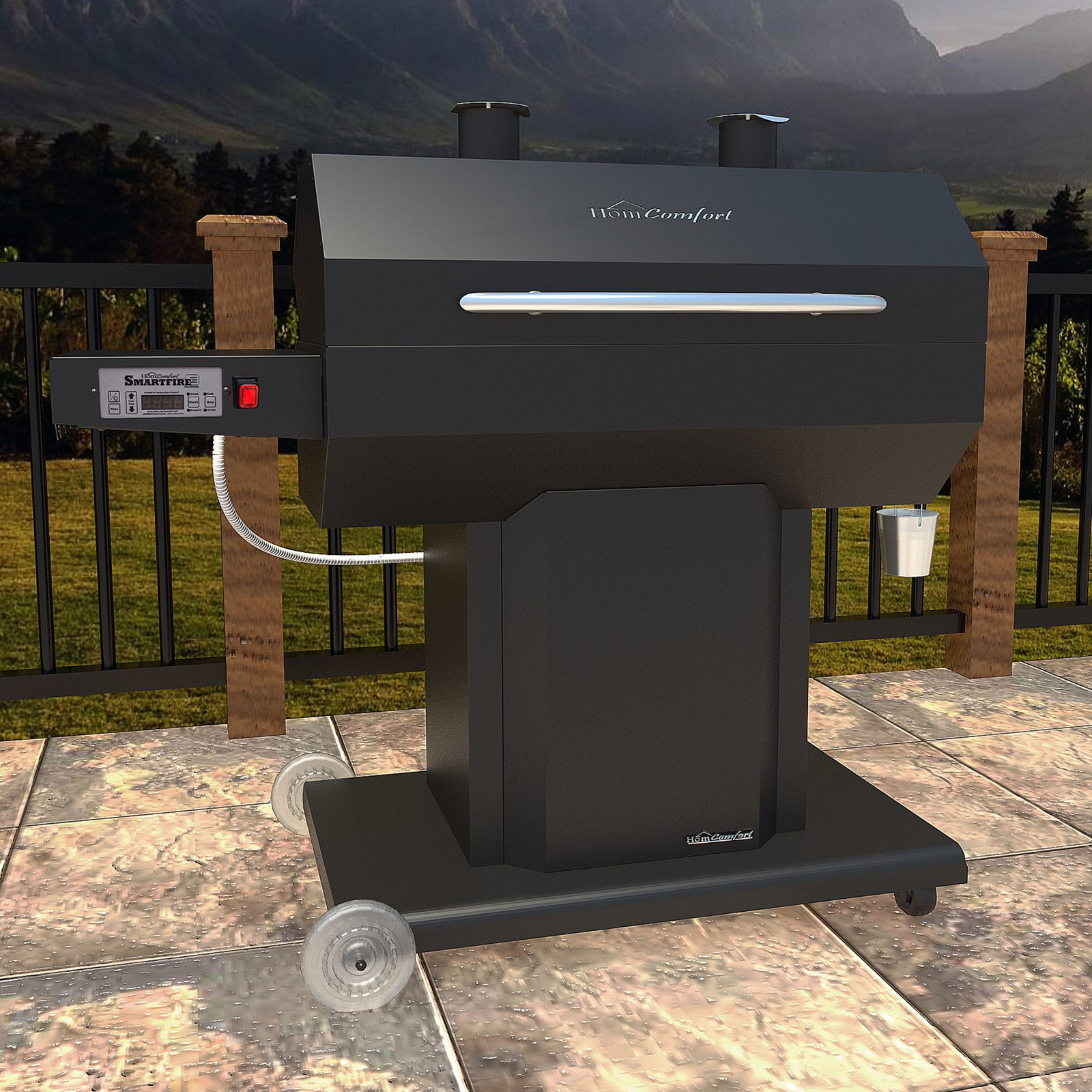 HomComfort 36 in. Pellet Grill with Searing Grate - Walmart.com