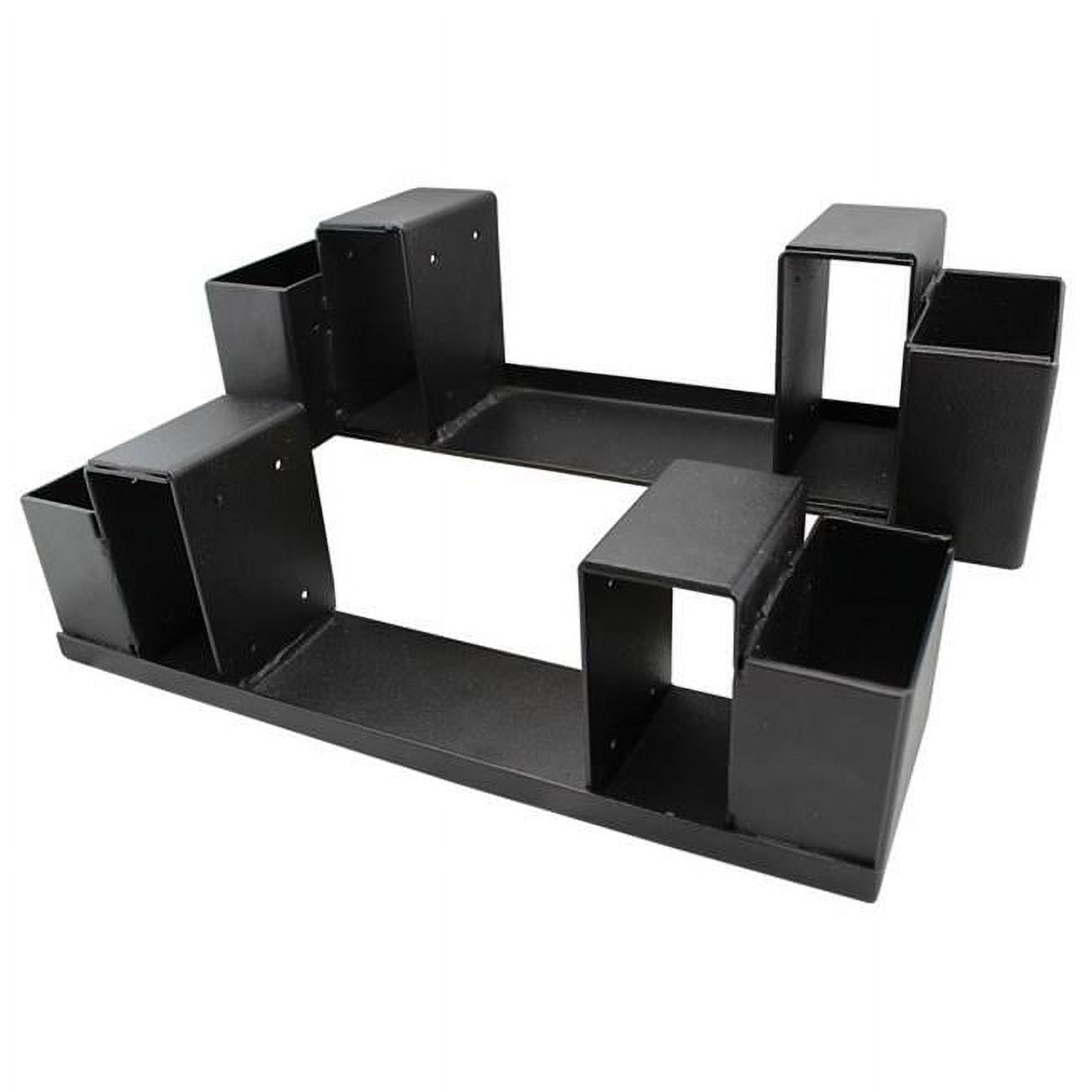 Adjustable Black Heavy Duty Steel Log Rack