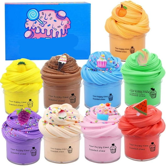 HomFairy 9/18 Pack Super Clay Slime DIY Soft & Squishy Clay Scented Slime SensoryClay, Super Soft and Non-Sticky, Stress Relief Toy, Party Favors and Birthday Gift