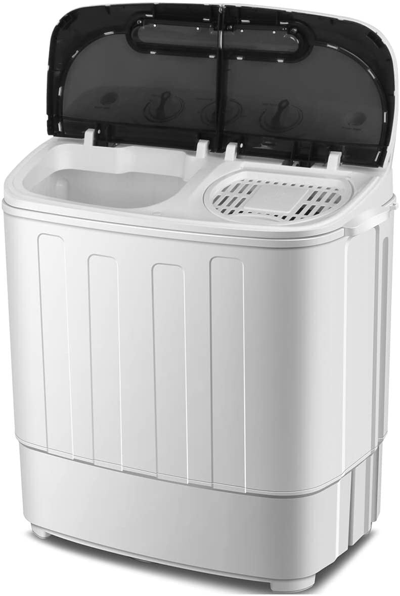 Portable Washing Machine Mini Compact Twin Tub Washer 10lbs