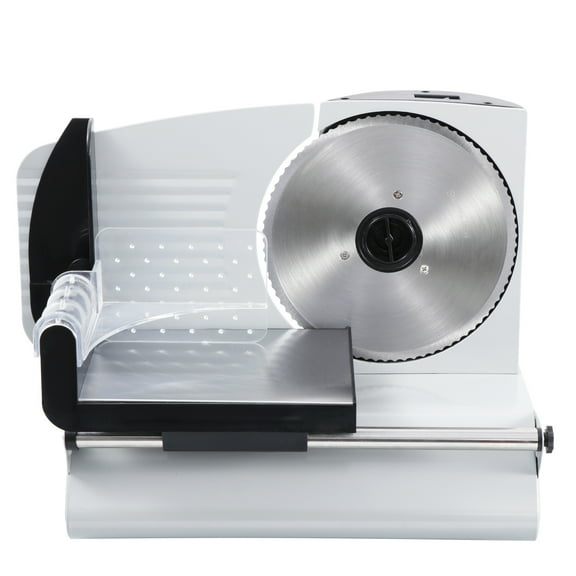HomGarden 150W Electric Deli Meat Food Slicer W/ 7.5'' Stainless Steel Blade, Lock Protection