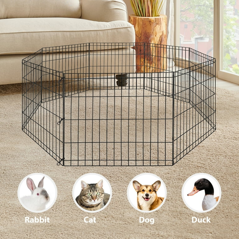 8 Panel Exercise Pen For Dogs/Small Animals (24 8 Panel Exercise Pen For Dogs/Small Animals (24
