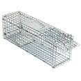 thumbnail image 1 of HomGarden 24inch Foldable Humane Live Animal Trap Cage for Squirrel, Rat, Bunny, Mink, No-Kill Bait Trapping Kit, Catch & Release, Silver, 1 of 10