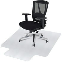 HomGarden 36"x 48" Clear Office Chair Mat Under Desk PVC Mat W/Lip for Hardwood Floor
