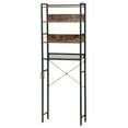 thumbnail image 1 of HomGarden 4-Tier over the Toilet Bathroom Storage Rack Adult Organizer Space Saver Rustic Dark Brown, 1 of 10