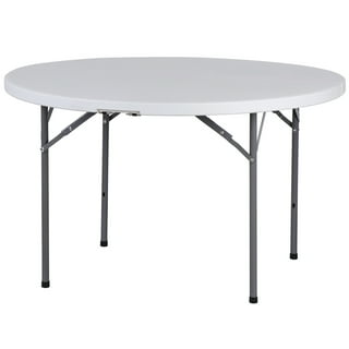 White sale card table