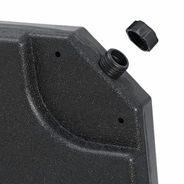 InfiniPower Cantilever Umbrella Base - 4 Piece Heavy Duty Stand Holds 176lbs, Black