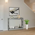 thumbnail image 1 of HomGarden Modern Narrow Console Table 2-Shelves Wooden Sofa Side Table Home Office, Gray, 1 of 9