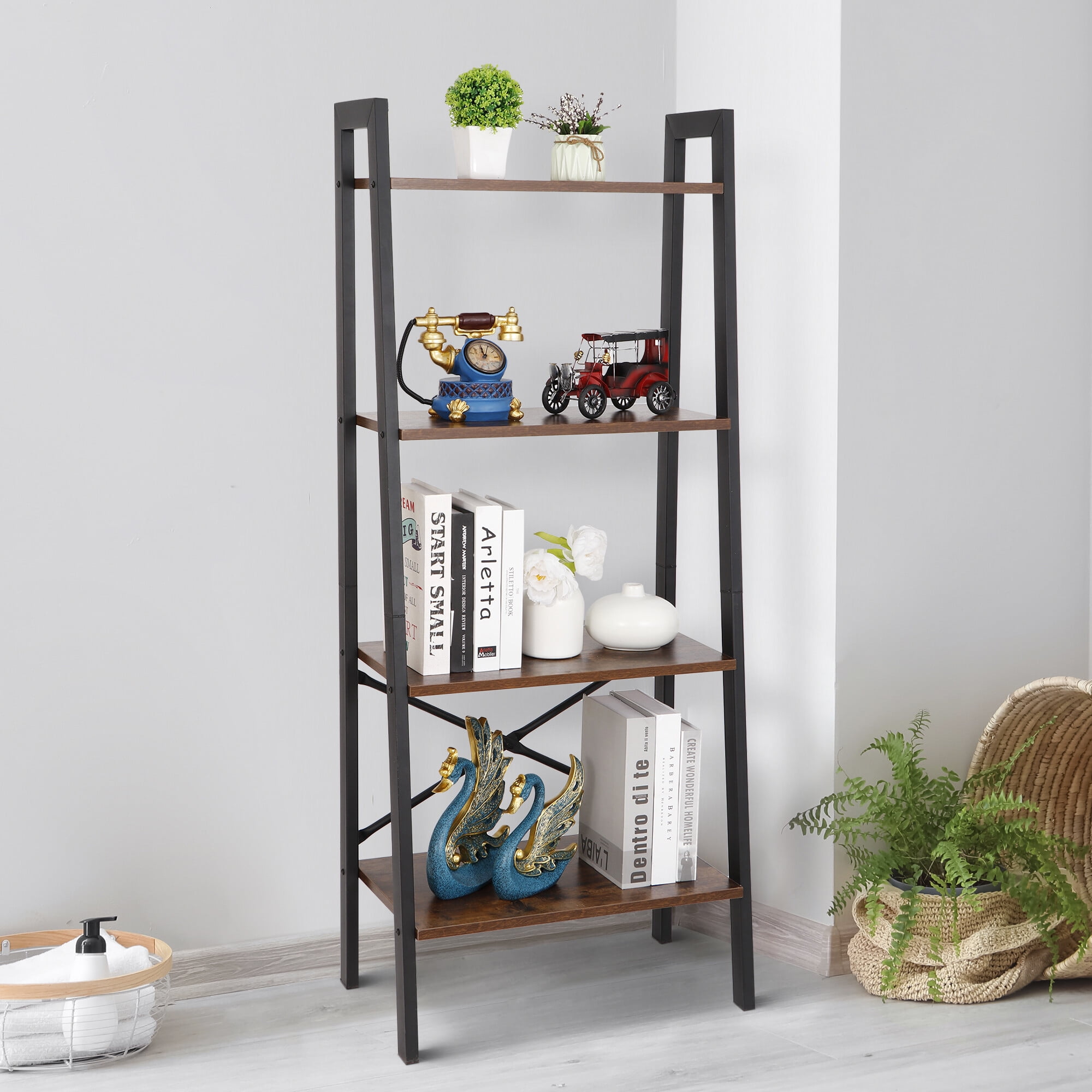 Modern horizontal store bookshelf