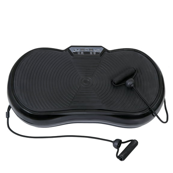 HomGarden Vibration Plate Exercise Machine, Full Body Workout Home Platform W/Bluetooth Black