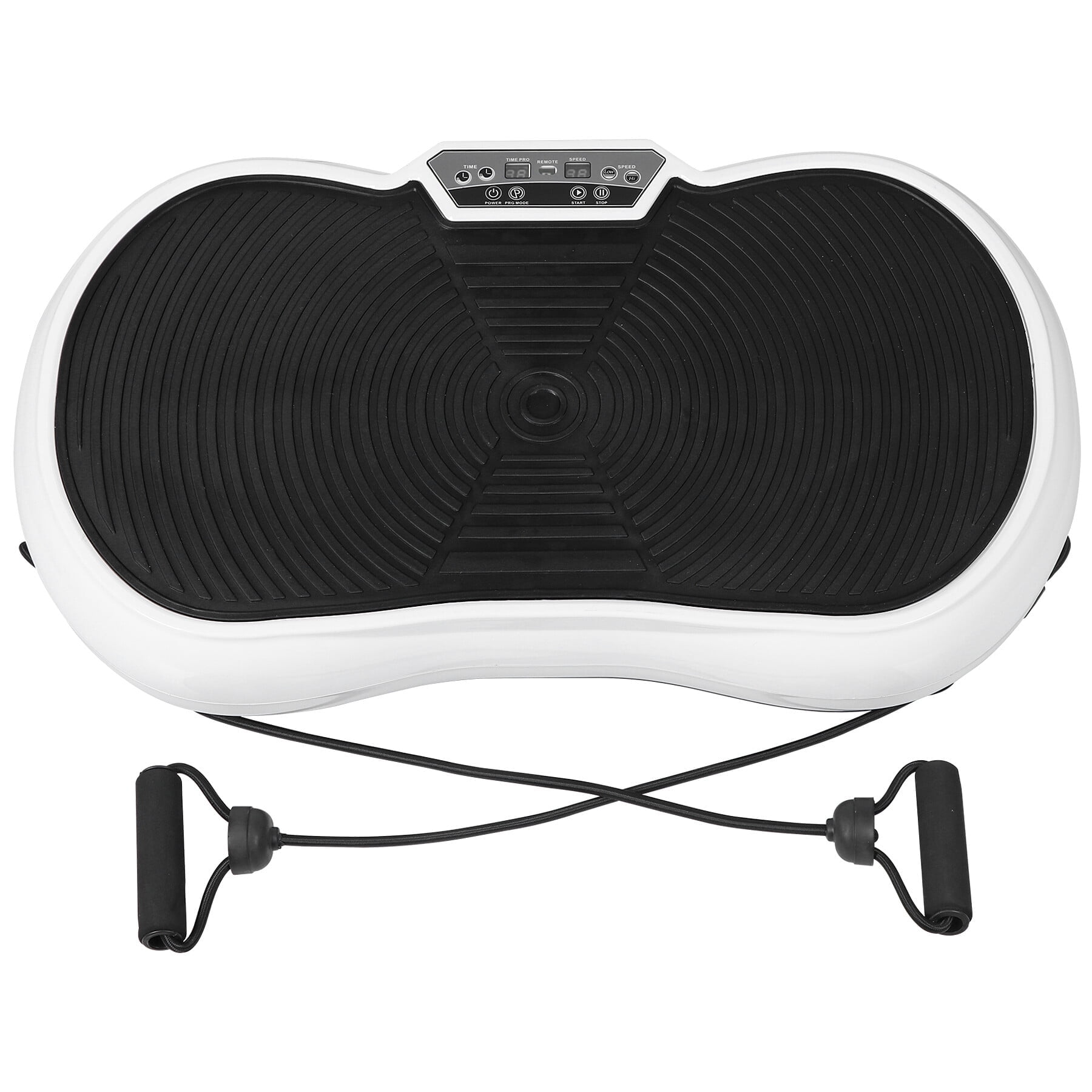 HomGarden Vibration Plate Exercise Machine, Full Body Workout Home Platform W/Bluetooth White